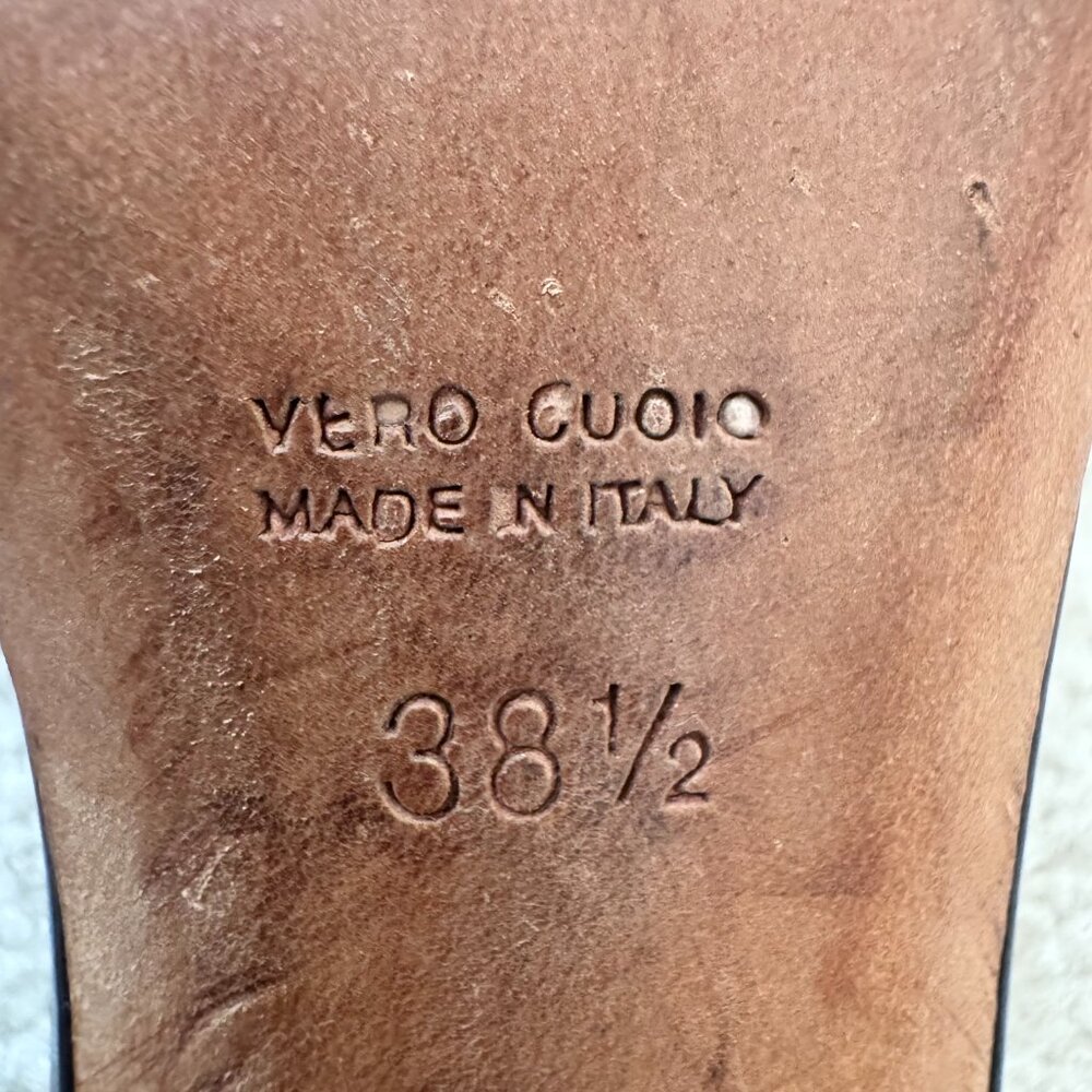 Slingback In Patchwork Denim - image 7